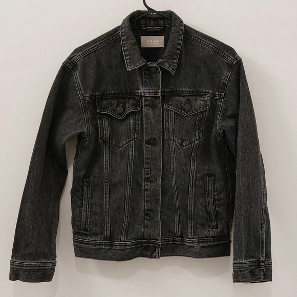 Everlane Jackets & Blazers - Everlane Dark Grey Denim Jacket